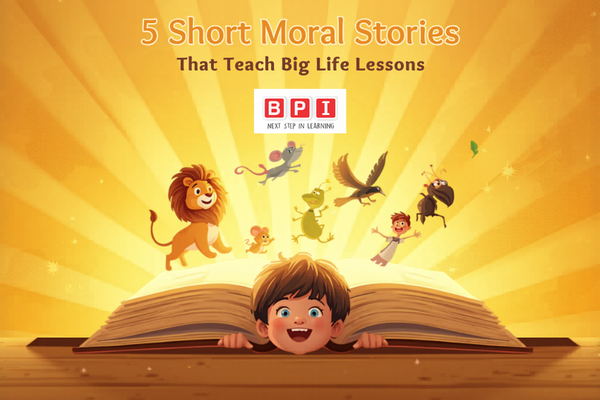 5 Short Moral Stories for Kids with Big Life Lessons | BPI India