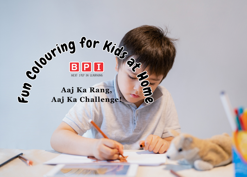 Aaj Ka Rang, Aaj Ka Challenge! Fun Colouring for Kids at Home