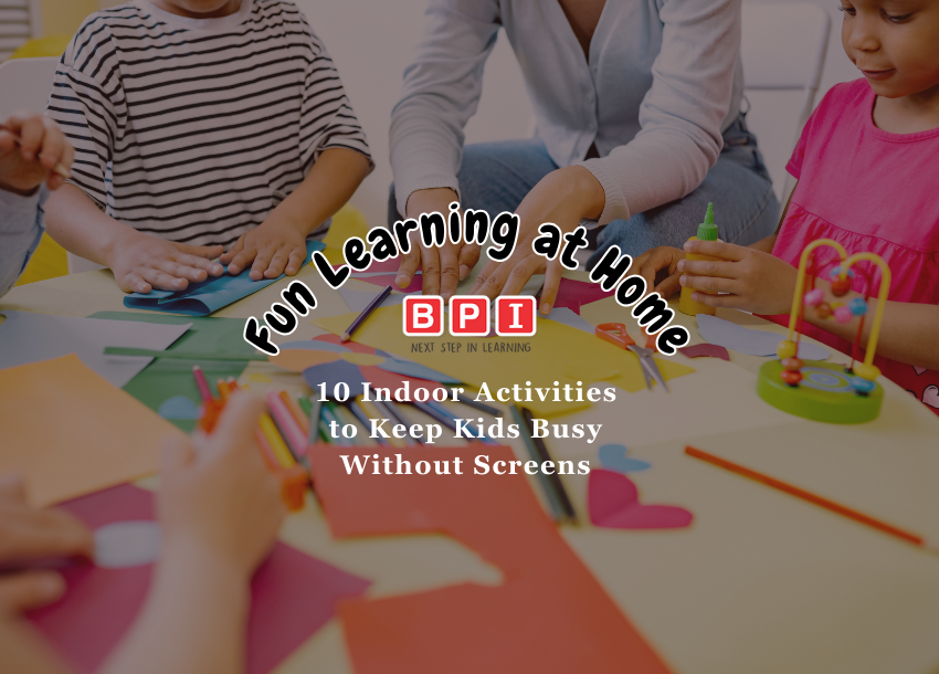 10 Indoor Activities to Keep Kids Busy Without Screens | Fun Learning at Home