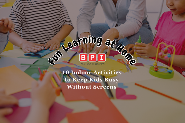10 Indoor Activities to Keep Kids Busy Without Screens | Fun Learning at Home