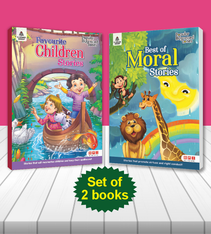Popular Illustrated Stories Combo 2 for Kids (Age 7+) – Favourite Children Stories & Best Moral Stories Collection