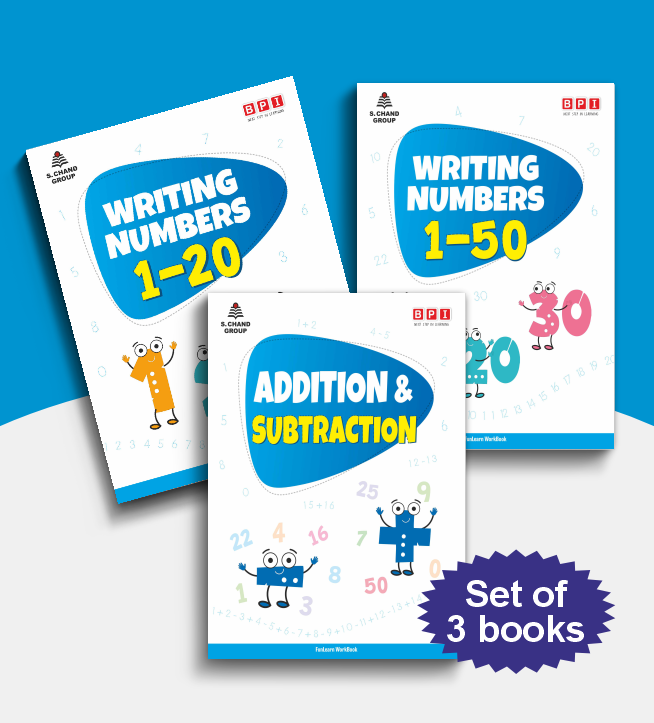 Number Writing, Addition & Subtraction Workbook Combo | FunLearn
