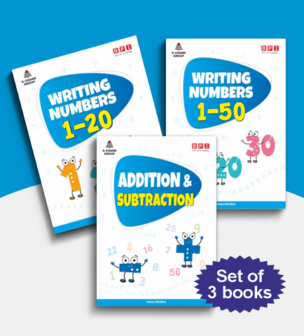 Number Writing, Addition & Subtraction Workbook Combo | FunLearn