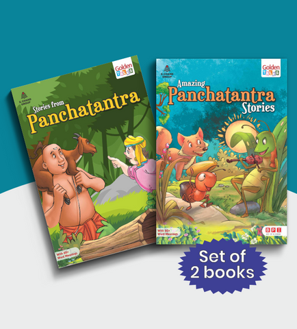 Golden Tales Combo 1 (Stories from Panchatantra and Amazing Panchatantra Stories) – Classic Story for Kids (Age 7+ Yearss)