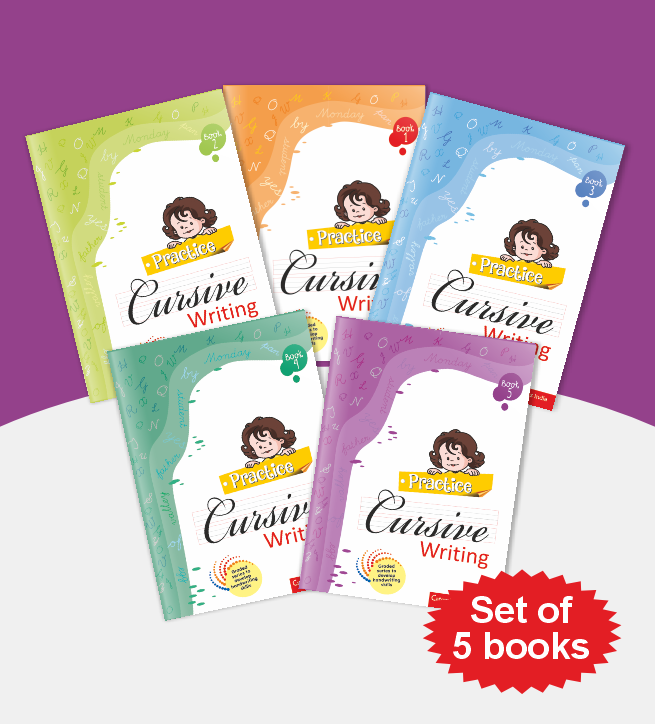 Practice Cursive Writing – Combo (Set of 5 Books)