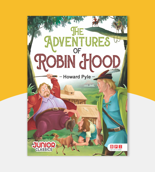 Junior Classics Combo 2 (The Adventure of Robin Hood and Treasure Island) children's book for age 8+ Years