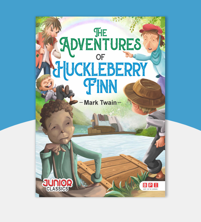 Junior Classics Combo 4 (The Adventure of Huckleberry Finn and Gulivers Travels) children's book for age 8+ Years