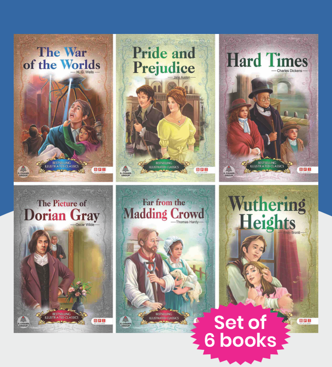 Set of 6 World Classics for Girls Age 9+ Years | Illustrated Classic Story Books Combo | Box 1