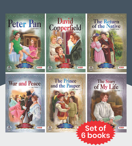 Set of 6 World Classics for Girls Age 9+ Years | Illustrated Classic Story Books Combo | Box 3