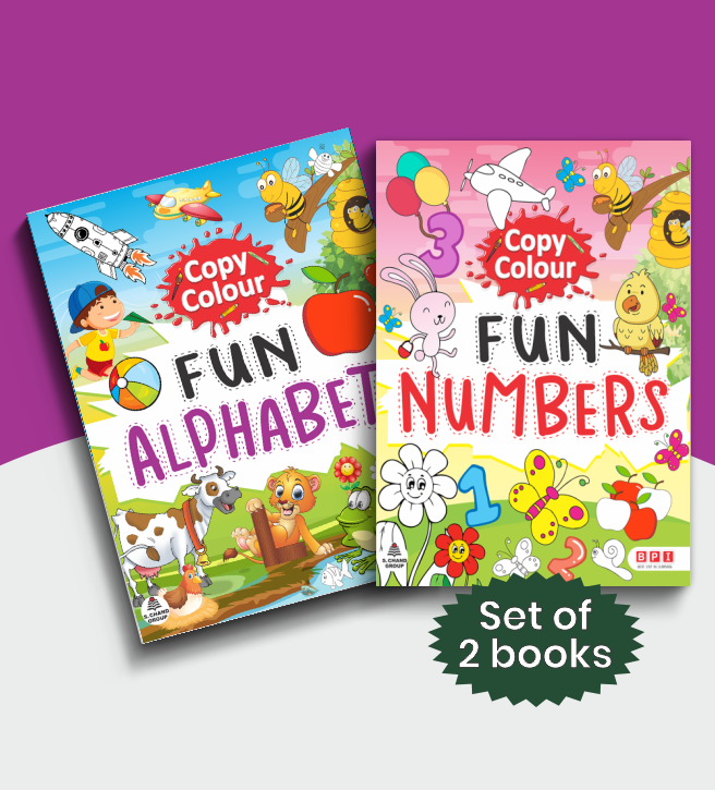 Copy and Colour Combo 1 (Fun Alphabet and Fun Numbers Activity Books)