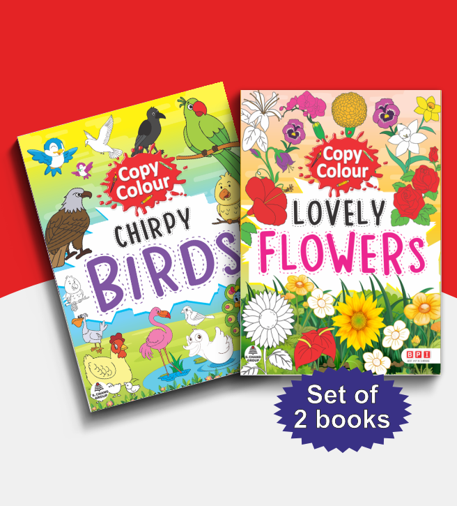 Copy and Colour Combo 3 (Chirpy Birds and Lovely Flowers Activity Books)