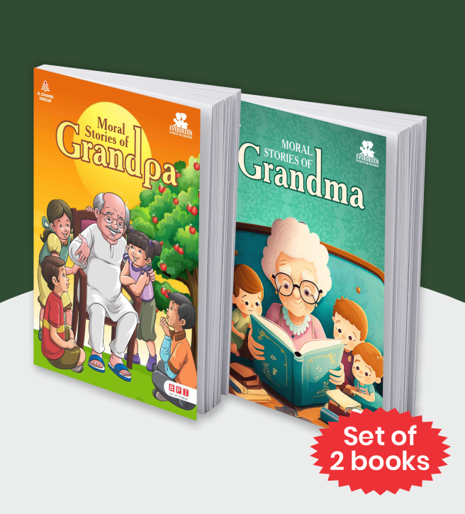 Evergreen Stories Combo 4 (Moral Stories of Grandpa and Moral Stories of Grandma)