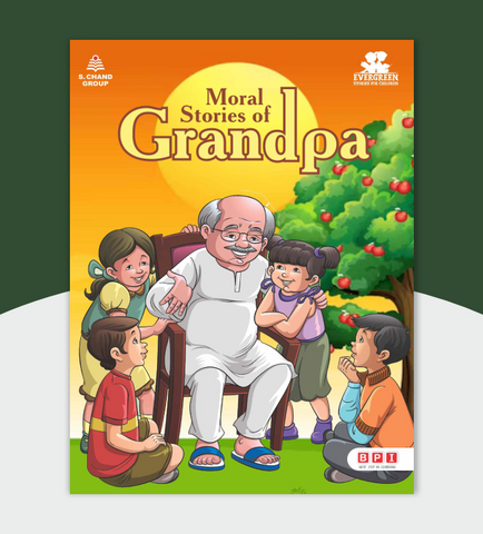 Set of children's books titled 'Moral Stories of Grandpa'