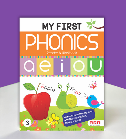 My First Phonics Reader & Workbook 3 – Phonics Book for Kids (Age 4 - 10 Years)