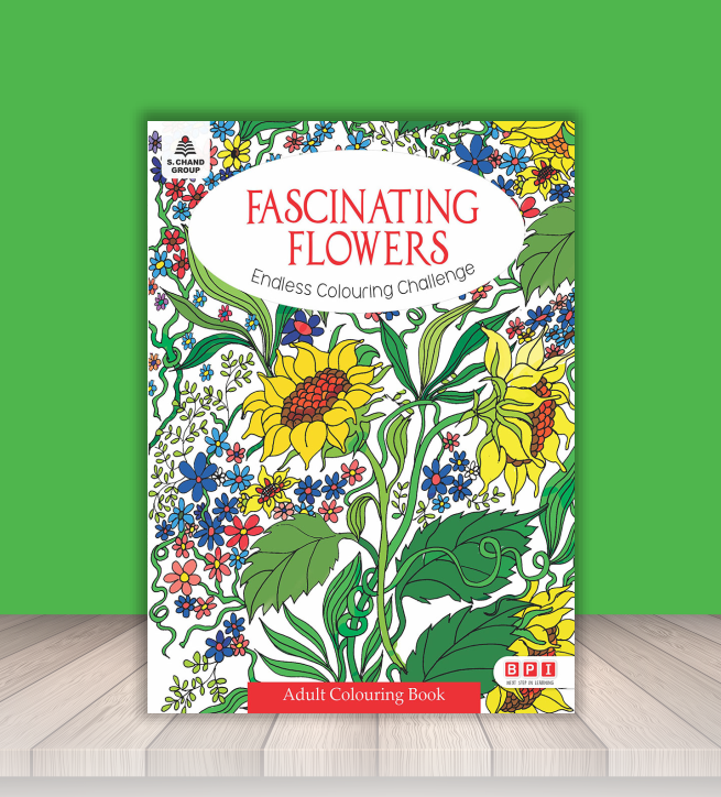 Fascinating Flowers Coloring Book