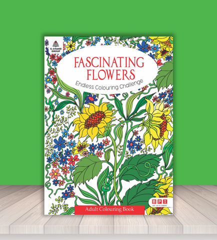 Fascinating Flowers Coloring Book