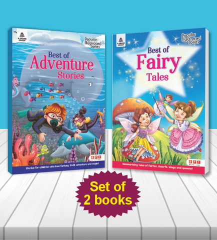 Popular Illustrated Stories Combo 1 for Kids (Age 7+) – Adventure Stories & Fairy Tales Collection | Fun Reading Book Set for Children