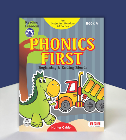 Phonics First – 4 (Beginning and Ending Blends) – Activity Book for Kids (Age 4 - 10 Years)