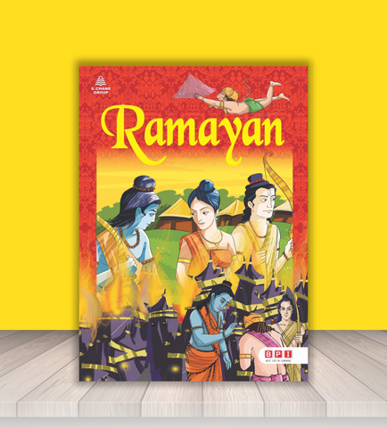Ramayan for Kids in English | Illustrated Story Book with Moral Values | Mythological Book for Children Age 5–12